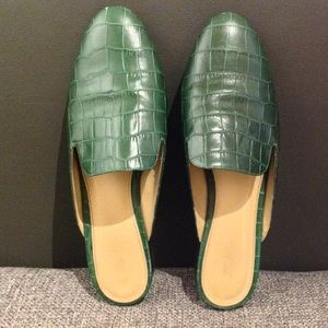 Michael Kors “Natasha crocodile embossed” loafers